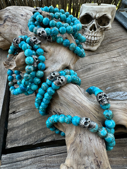 Arizona Turquoise Bracelets (Skull)